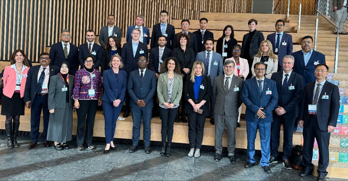 The GMI Steering Committee at the 2024 Global Methane Forum. <br><span class='small text-muted'>(2024, Geneva, Switzerland)</span>